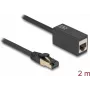 Delock 87106 Ethernet kabel krosowy Czarny