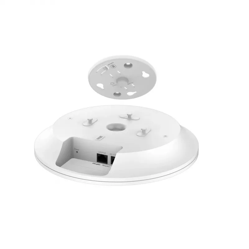 Bezprzewodowy punkt dostępowy RUIJIE RG-RAP2266 Wi‑Fi 6, dwuzakresowy 2.4/5 GHz, 2976 Mbps, 1x GbE, PoE, montaż sufitowy