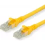 ROLINE - Kabel krosowy - RJ-45 (M) do RJ-45 (M) - 30 cm - SFTP, PiMF - KAT. 6 - bezhalogenowy, wtryskiwany, linka - żółty (21.15.2953)