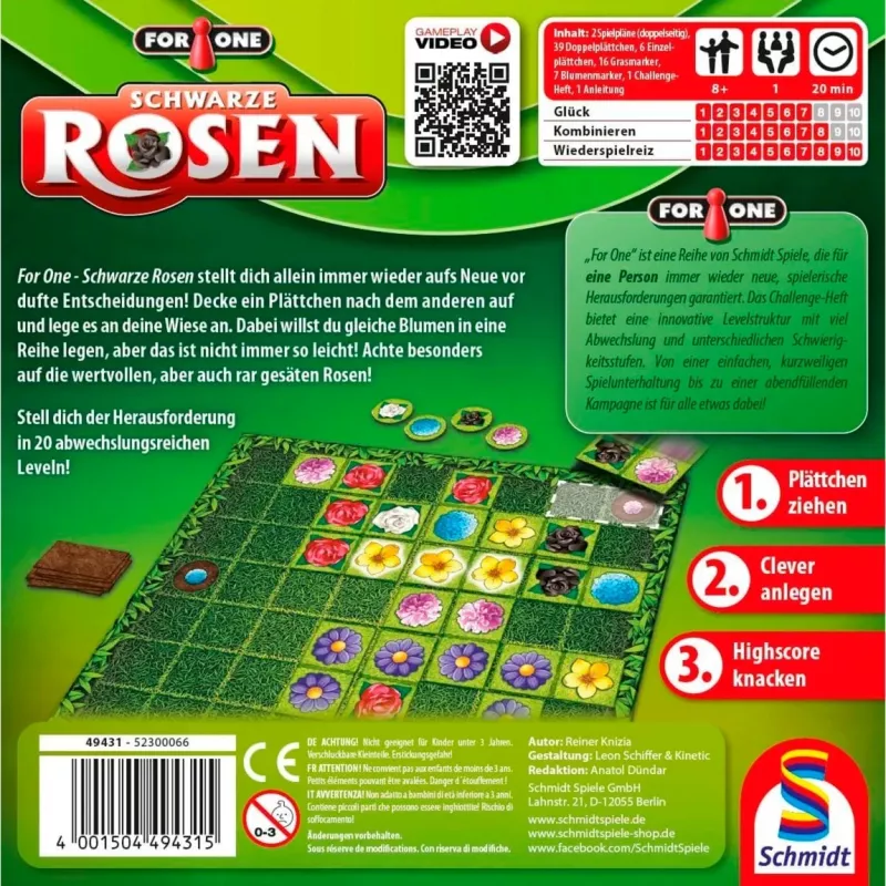 Schmidt Spiele 49431 gra planszowa 20 min.