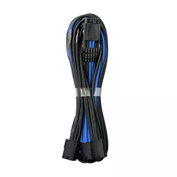 Kabel zasilający CableMod PRO ModMesh 12VHPWR na 8‑pin PCIe, 45 cm, czarny/niebieski