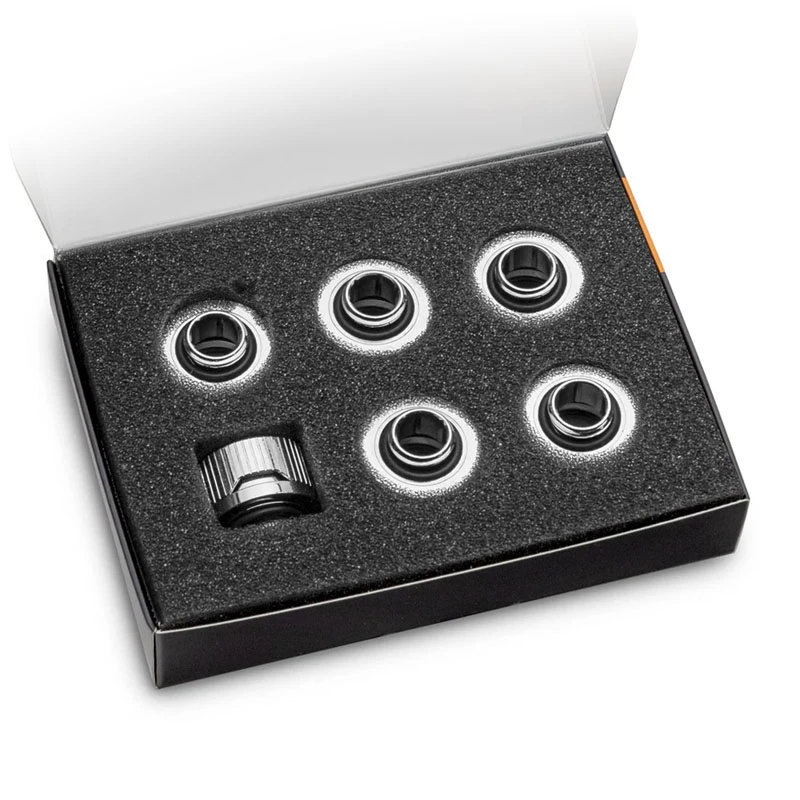 EK Water Blocks EK-Quantum Torque HDC 16 - Zestaw 6 szt., srebrny