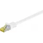 Wentronic GoobayCat.7 surowy kabel krosowy, S/FTP (PiMF), biały, 25 m - LSZH bezhalogenowy, miedź, wtyk RJ45 (91100)