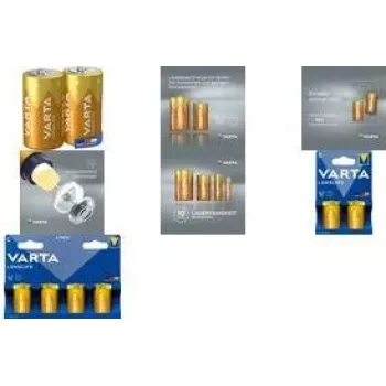 Bateria Varta 4114 LONGLIFE Baby C 1.5V – Rozmiar C (R14) Ogniwo alkaliczne pierwotne