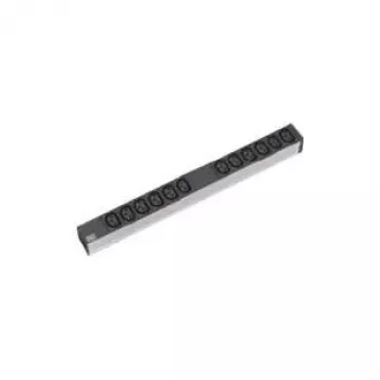Power Distribution Unit Bachmann 333.830 12 AC outlets 1U Czarny szary