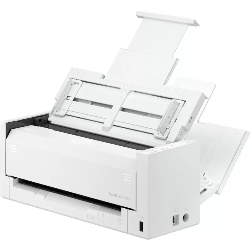 Skaner ADF HP ScanJet Pro 4200 s1 600 x 600 DPI A4 Niebieski Biały