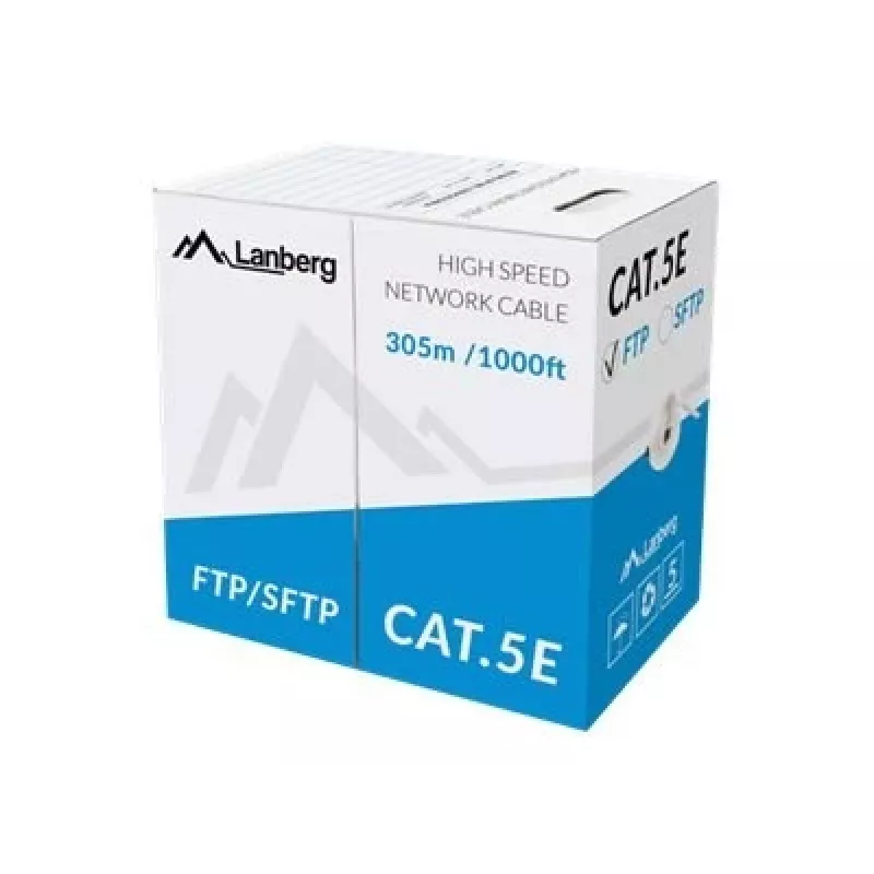 Lanberg LCF5-10CC-0305-S Kabel sieciowy szary 305 m Cat5 F/UTP (FTP)