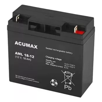 Akumulator EMU Electronic AM 18-12 VRLA AGM 12 V 18 Ah