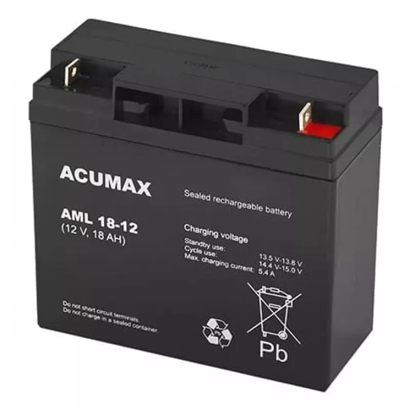 Akumulator EMU Electronic AM 18-12 VRLA AGM 12 V 18 Ah