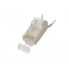 Złącze RJ45 Extralink CAT6A FTP 8P8C, przezroczyste, męski/żeński, 1 szt.