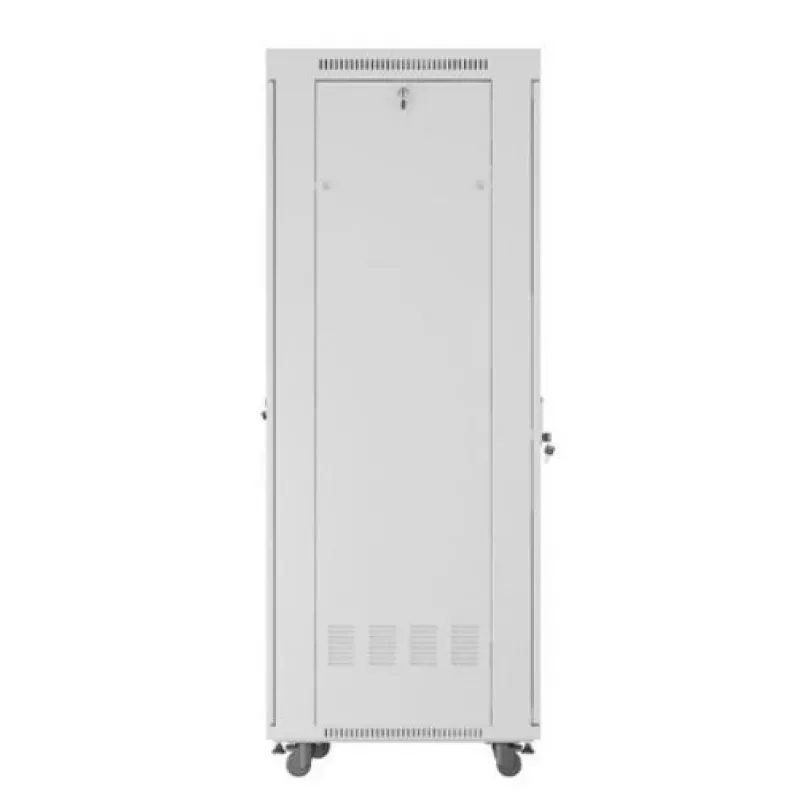 Szafa stojąca LANBERG FF01-6842-12SL 42U, 600×800 mm, wysokość 2121 mm, udźwig 1200 kg, IP20, szara