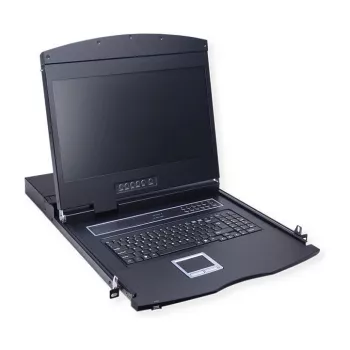 Rack console VALUE 26.99.0162 — 17 cali (43,2 cm) 1280x1024 1U, klawiatura/mysz USB, czarny