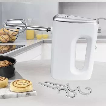 Hand mixer Maestro MR-503, biały, handheld electric mixer
