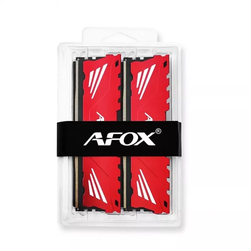 Pamięć RAM do komputera stacjonarnego AFOX GAMING DDR4 2×16 GB 32 GB 3200 MHz CL16 1,35 V XMP2 czerwona