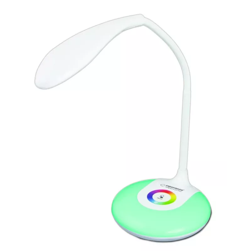 Lampa stołowa Esperanza ELD102 z niewymiennym źródłem światła 3 W LED, biała