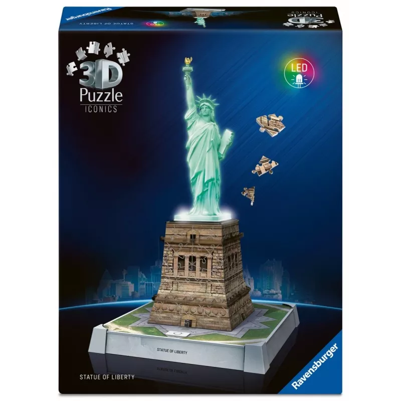 Puzzle 3D Statua Wolności