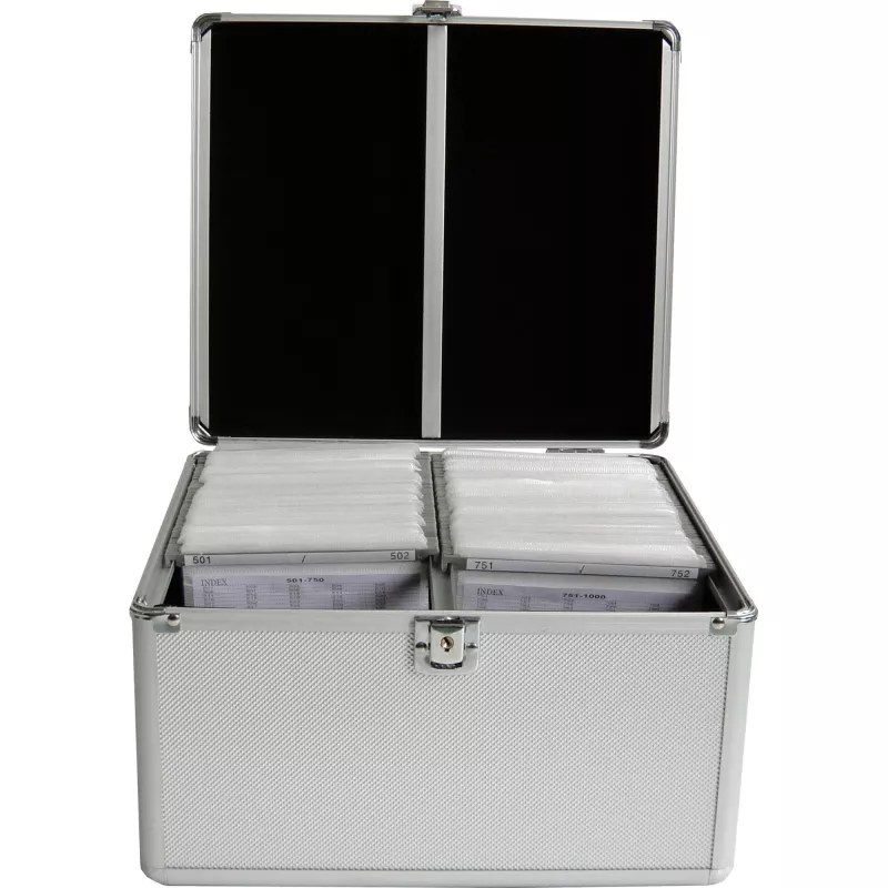 MEDIARANGE BOX76 - Pudełko obudowy - 300 dysków - Srebrny - Polar - Plastik - Drewno - 120 mm - Aluminium