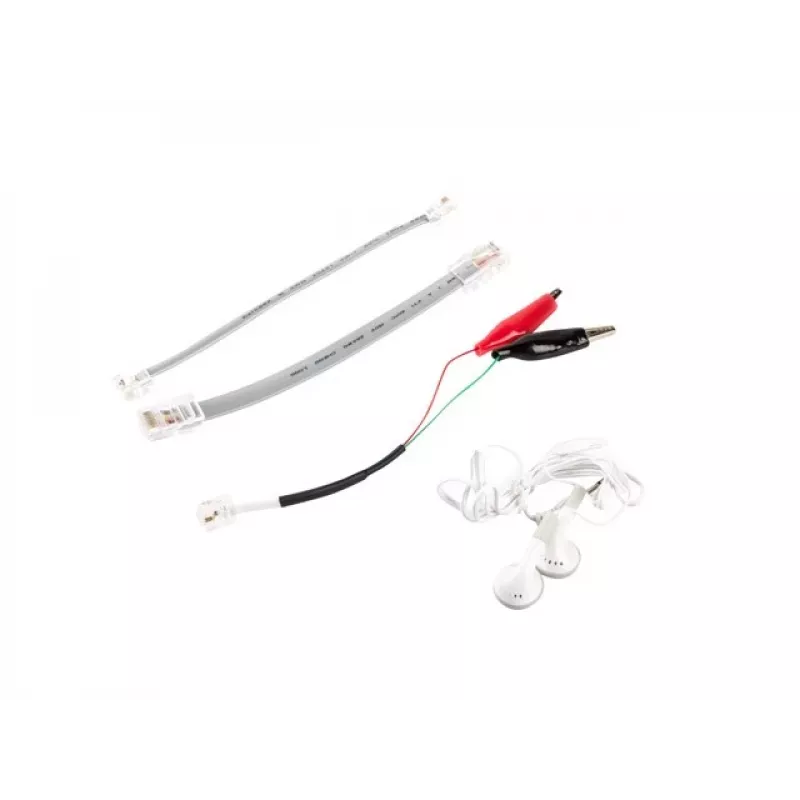 LANBERG tester sieciowy NT-0501 — obsługa RJ-11/RJ-12/RJ-45, maks. długość 250 m, wbudowana bateria, wskaźniki LED, czarny