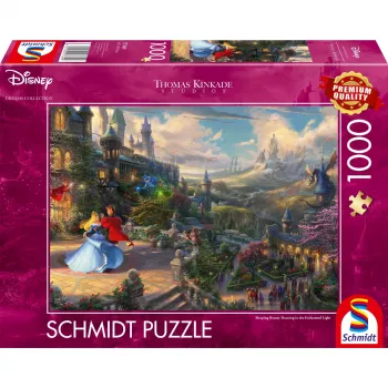 Puzzle Schmidt Spiele Thomas Kinkade Studios Disney Dreams Collections Śpiąca Królewna 1000 elementów