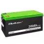 Qoltec Bateria żelowa | 12V | 200Ah | GEL | 59,5 kg