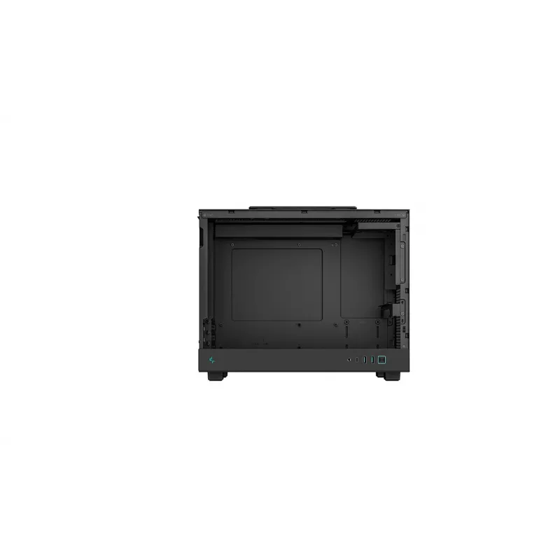 Obudowa komputerowa DeepCool CH160 PLUS Small Form Factor SFF ATX/mATX, szkło hartowane, USB-C, czarna