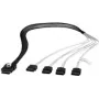Fantec SRC- MINI SRC-mini SAS - kabel 4x SATA, 6 Gbitów, 0,7 m (2166)