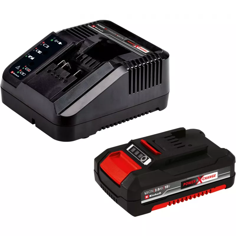 Power X-Change Akku-Fugenreiniger GC-CC 18Li Kit, 18 V (czerwono-czarny, akumulator litowo-jonowy 2,0 Ah)