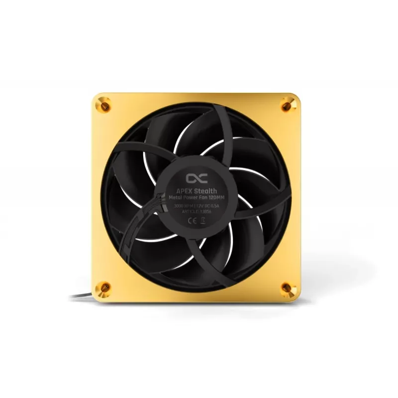 Alphacool LUAC-054 120 mm Wentylator obudowy - złoty