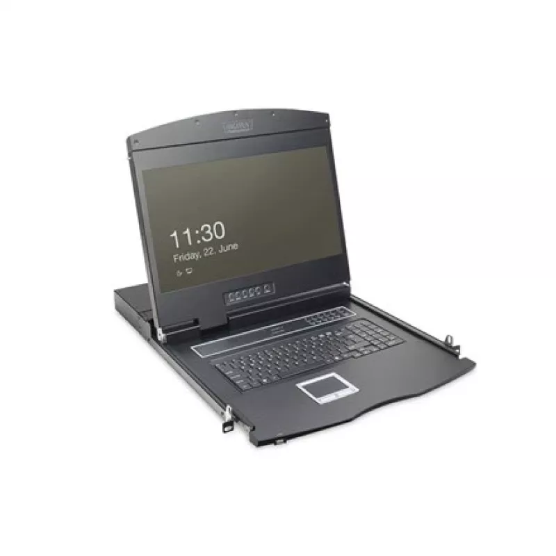 Konsola KVM Digitus 19-calowy LCD 8-portowa VGA klawiatura US