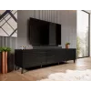 Cama RTV NOVA Szafka 186x40x48 mat czarny