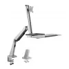 Uchwyt do monitora LogiLink BP0040 81,3 cm (32 cale) Biurkowy Aluminium