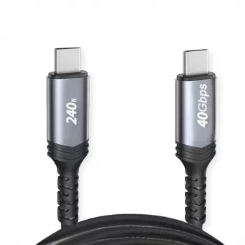 Kabel USB VALUE 11.99.9088 USB4 Gen 3x2 0.5 m USB C czarny
