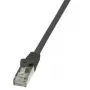 Logilink - kabel krosowy - RJ-45 (M) - RJ-45 (M) - 10 m - foliowana nieekranowana skrętka (F/UTP) - CAT 5e - czarny (CP1093S)