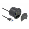 Hub USB DeLOCK 3 Port do montażu w biurku 62794