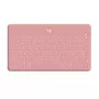 Logitech Keys-To-Go - Klawiatura - Bluetooth - QWERTY - Hiszpańska - Blush Pink - do Apple iPad/iPhone/TV
