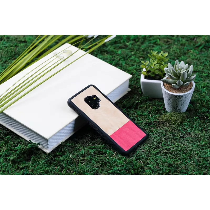 Etui na smartfona man and wood dla Samsung Galaxy S9 — czarna konstrukcja mismatch