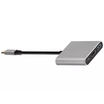 Adapter A-1, USB-C HDMI 4K, USB 3.0, PD 100W