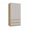 MALWA SS-90 wardrobe dąb artisan/kaszmir