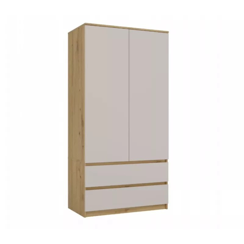 MALWA SS-90 wardrobe dąb artisan/kaszmir