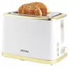 Toster Petra PT5032WVDE 2-kromkowy, kompaktowy toster elektryczny z 2 szczelinami