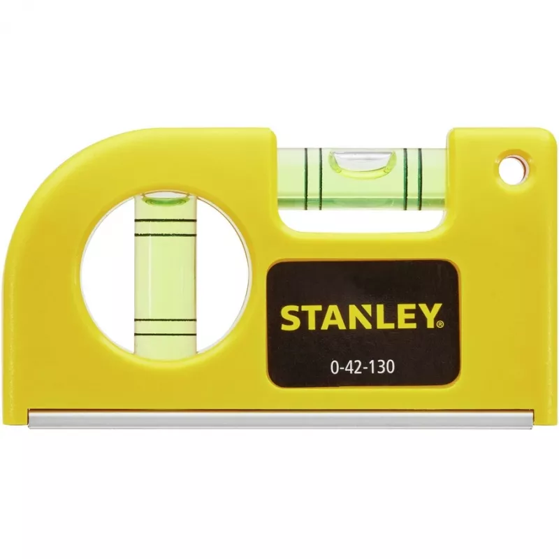 Stanley by Czarny & Decker 0-42-130 Taschenwasserwaage 8,7 cm 2 mm/m