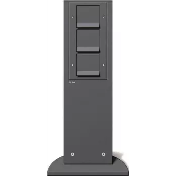 GIRA Power Column 134128 491 mm 3 x SCHUKO KS antracyt (134128)