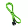 CableMod ModMesh - kabel SATA - Serial ATA 150/300/600 - SATA (W) kątowy do SATA (W) - 60 cm - Jasnozielony (CM-CAB-RSAT-N60KLG-R)