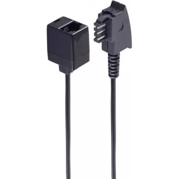 kabel telefoniczny ShiverPeaks BS71035 0.2 m Czarny