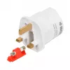 Zasilacz sieciowy IBOX iaukeu z wymiennymi wtyczkami UK (typ G) i EU (typ E), 100–240 V 50/60 Hz, 7,5 A, biały