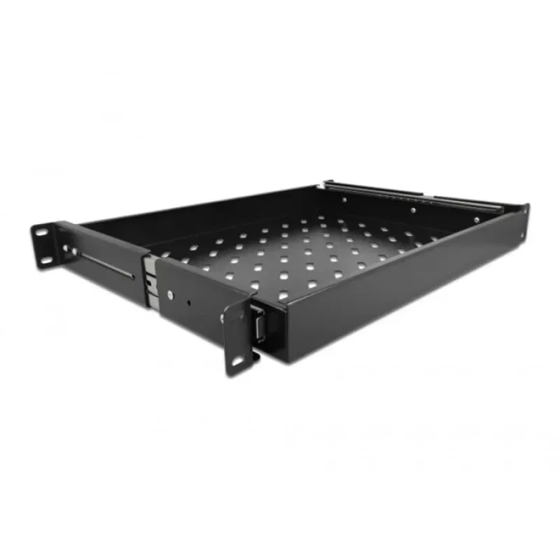 Delock - szuflada rack - Czarny - 1U - 48.3 cm (19)