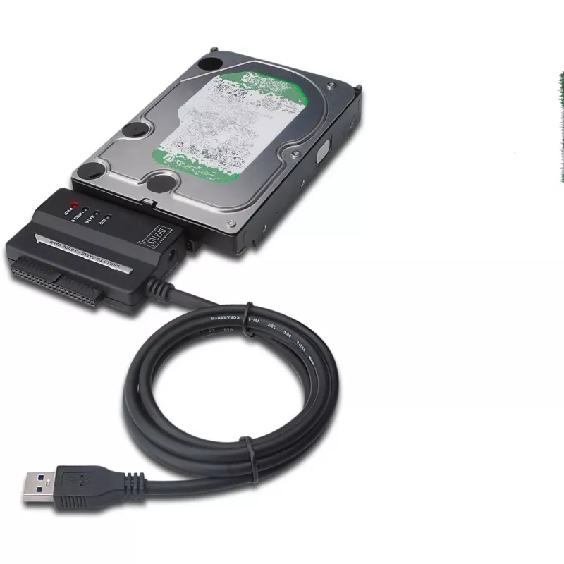 DIGITUS DA-70325 - Kontroler pamięci masowej - 6,4 cm, 8,9 cm (2.5, 8,90cm (3.5)) - ATA / SATA 3Gb/s - 300MBps - USB3.0 (DA-70325)