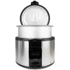 Garnek do ryżu z kukułką 4600ml srebrny SR-4600