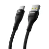 Baseus Flash 2 USB A do USB C kabel szybkiego ładowania 2 m 100 W Czarny