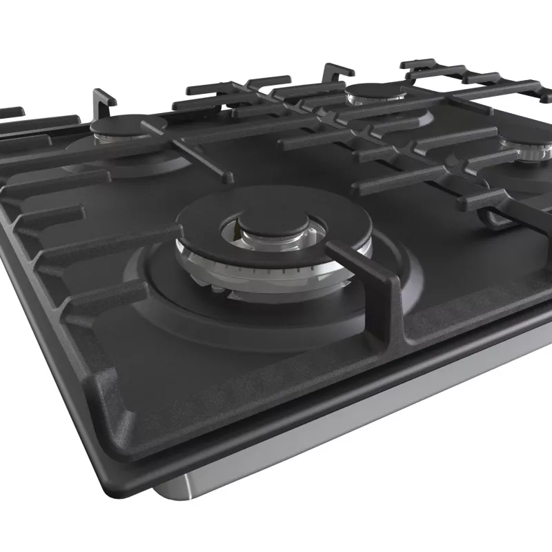 Gorenje Hob GW642AB Gazowa Liczba palników/stref gotowania 4 Pokrętła obrotowe Czarny